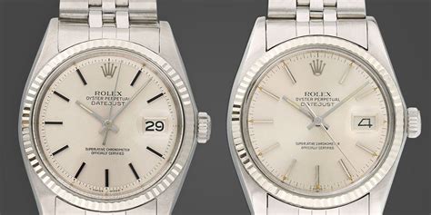 rolex datejust 1601 vs 1603